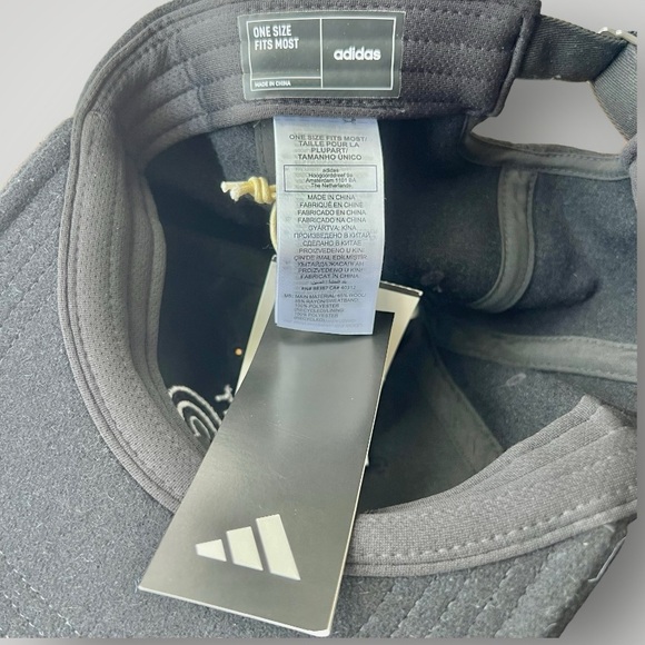 Adidas Anti 3 Putt Black Wool Flat Bill Adjustable Strap Golf Hat/Cap HY1626-NWT - Picture 5 of 16